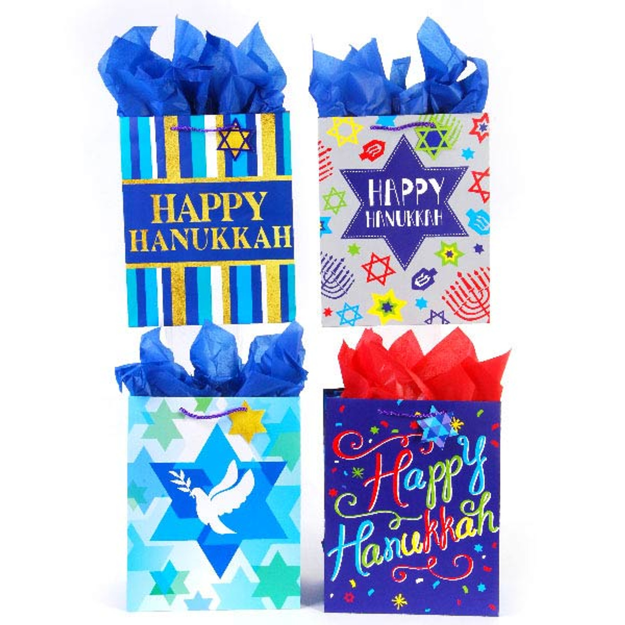 Happy Hanukkah Gift Wrap Chanuka Happy Hanukkah Variety Pack