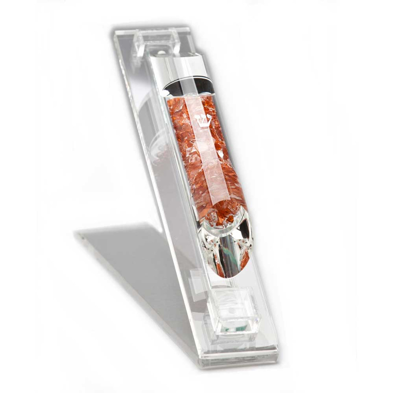 Wedding Glass Mezuzah, Shardz Crushed Wedding Glass Mezuzah