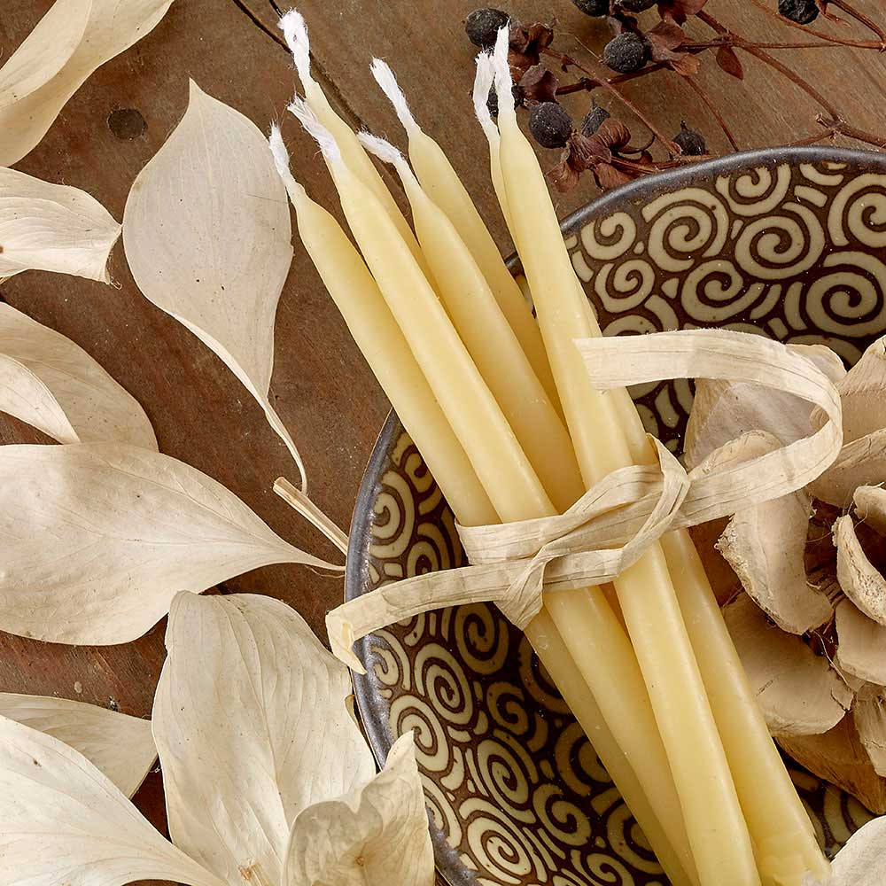 HandDipped Beeswax Hanukkah Candles