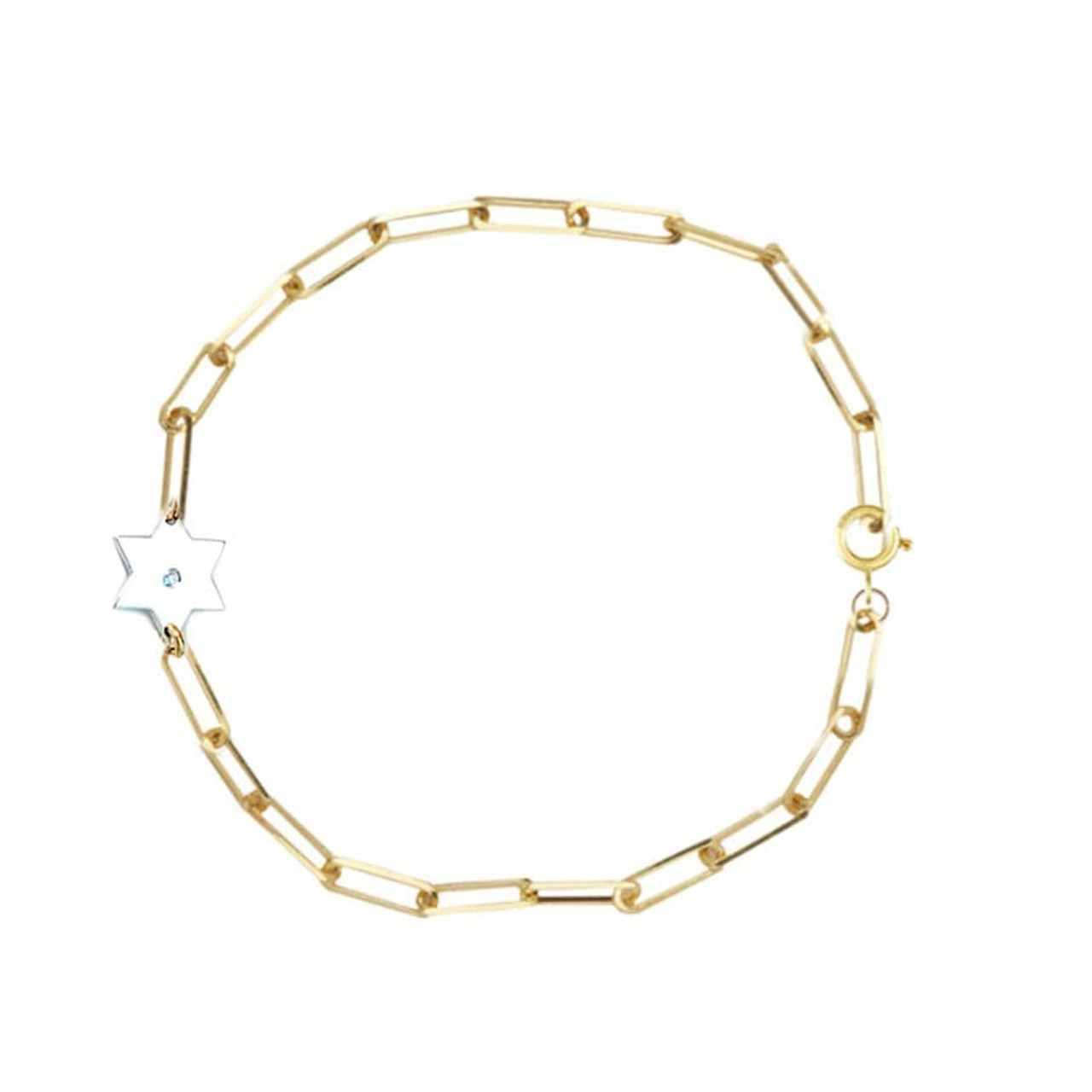 Star of David Sparkle Bracelet - Gold, Silver or Rose Gold