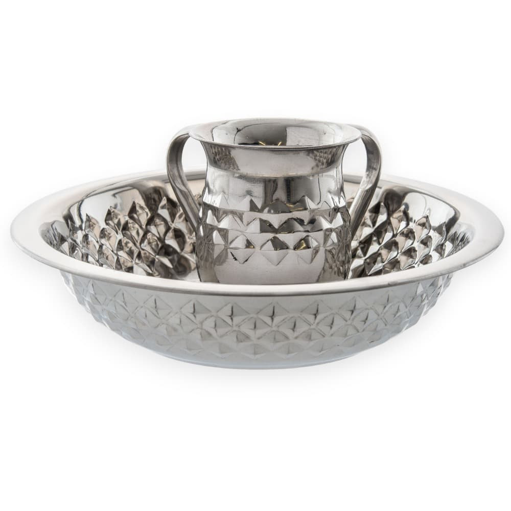 Stainless Steel Handwashing Cup And Bowl Set