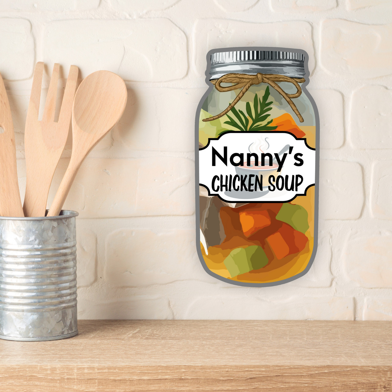 Personalized Garden Chicken Heart-Shaped Acrylic Plaque - Up to 9 Chickens - Gift Idea For Garden/Chicken Lover/ Mother's Day - I Just Want To Work In My Garden And Hang Out With My Chickens main image 1