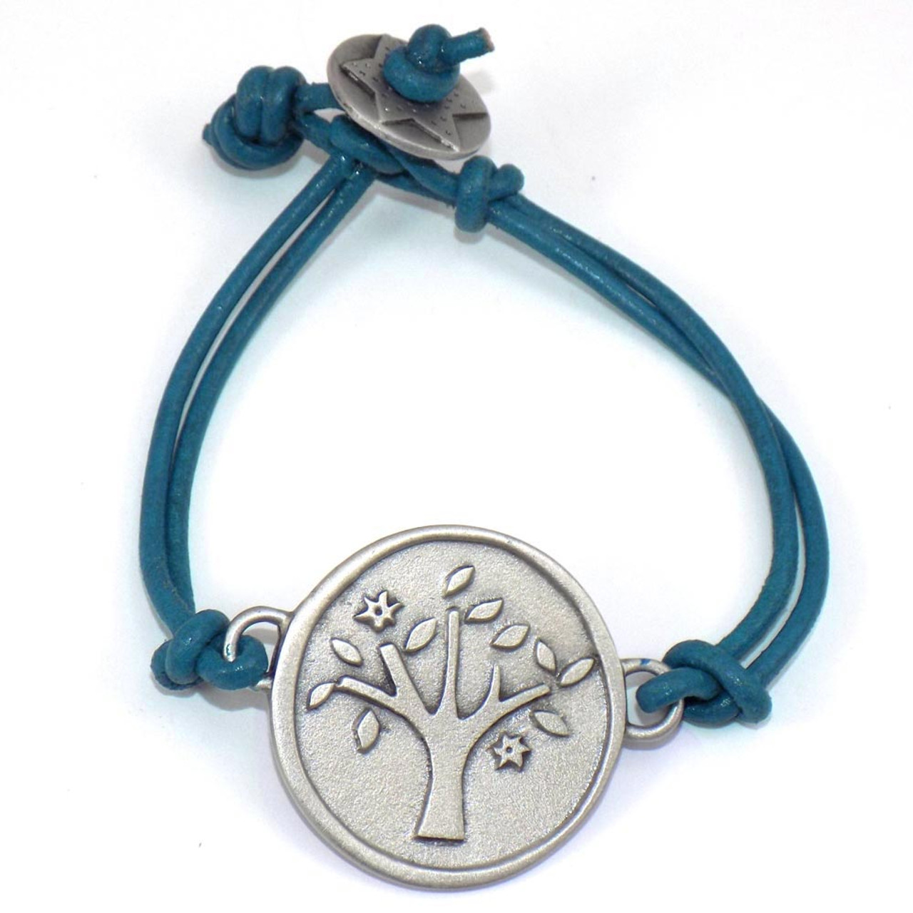 Intrinsic Growth - Blue Jasper & Turquoise Tree Of Life Beads Bracelet -  Satori Jewelry
