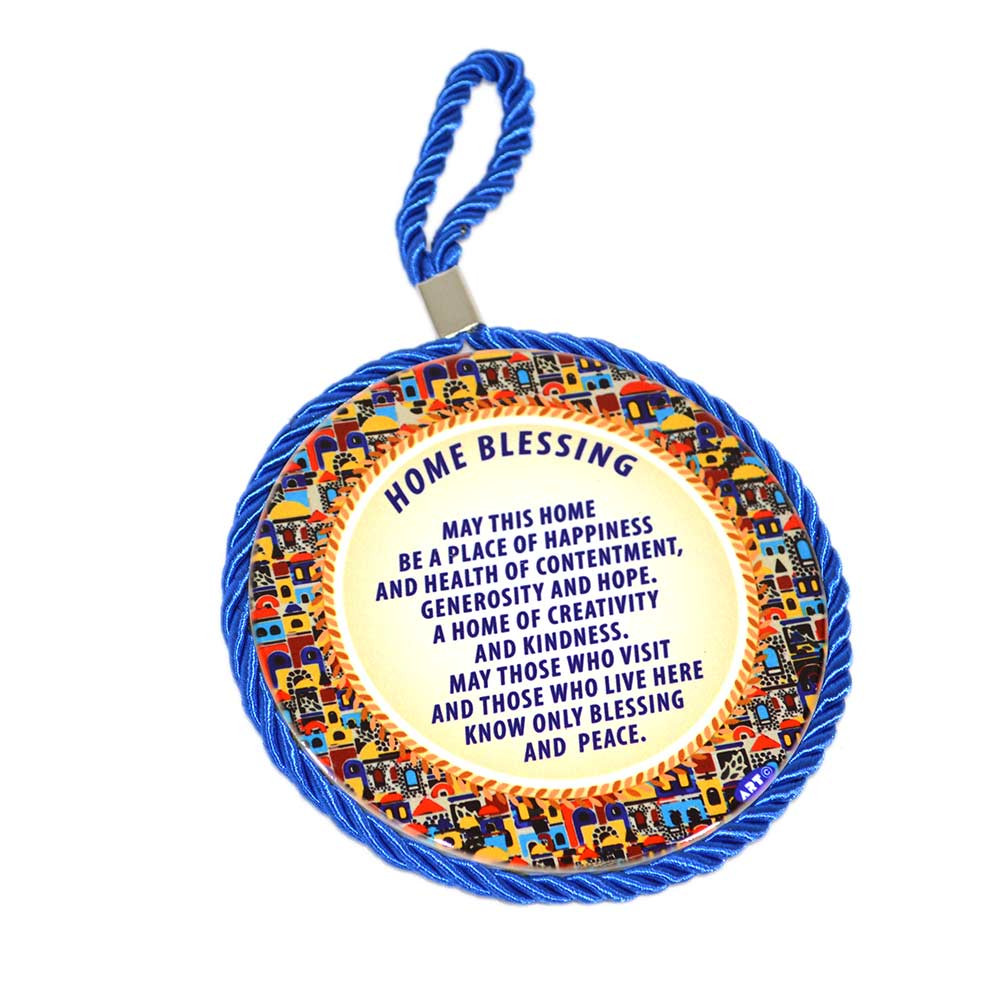 Jewish Gifts Ceramic Home Blessing Wall Hanging