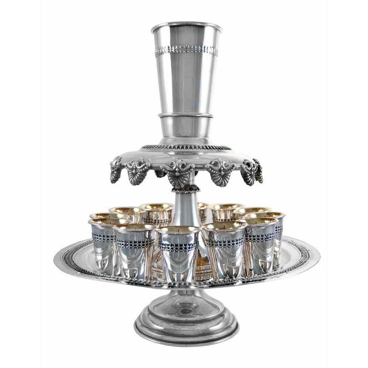 Silver Kiddush Wine Fountains