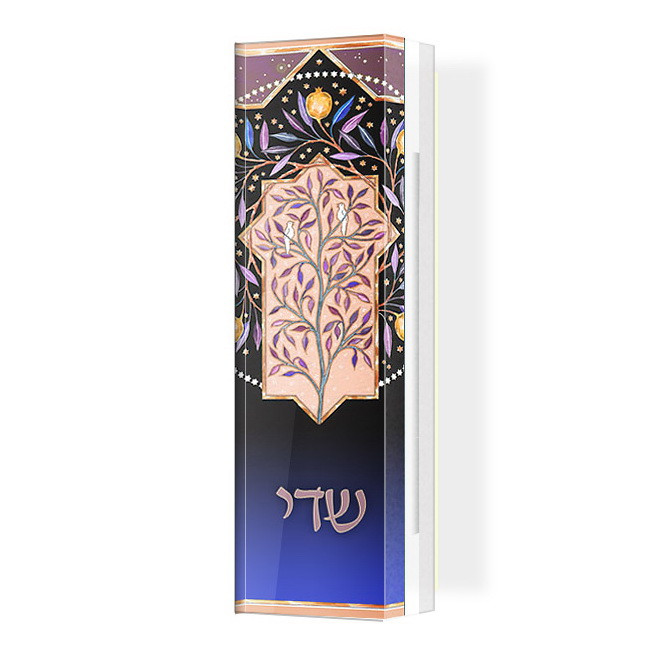 Mezuzahs Car Mezuzahs Pomegranates Acrylic Car Mezuzah