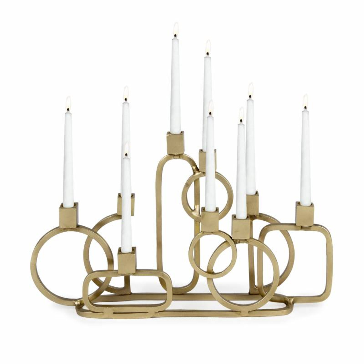 Hanukkah Gifts Brass Sculptural Menorah Quest Gifts
