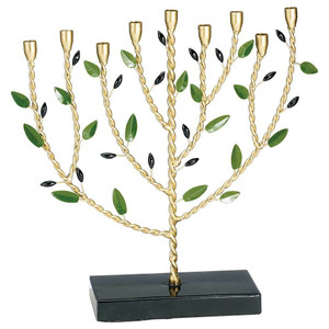 Nature Inspired Menorahs