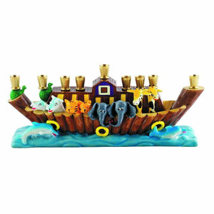 Noah's Ark Menorahs