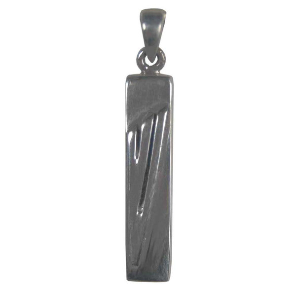 Sterling Silver Mezuzah Pendant With Shin