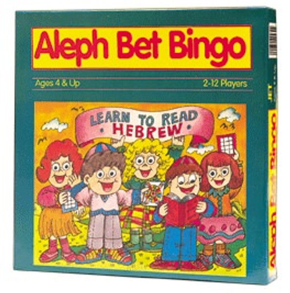 Aleph Bet Bingo|Jewish Gifts|Board Games