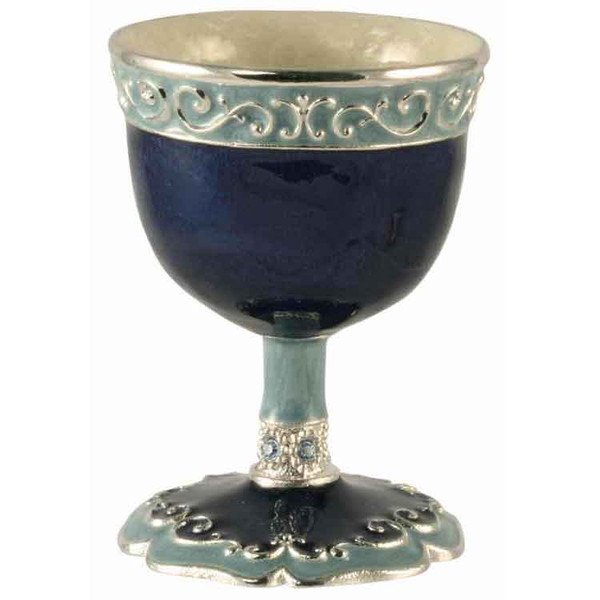 Petit Kiddush Cup In Blue