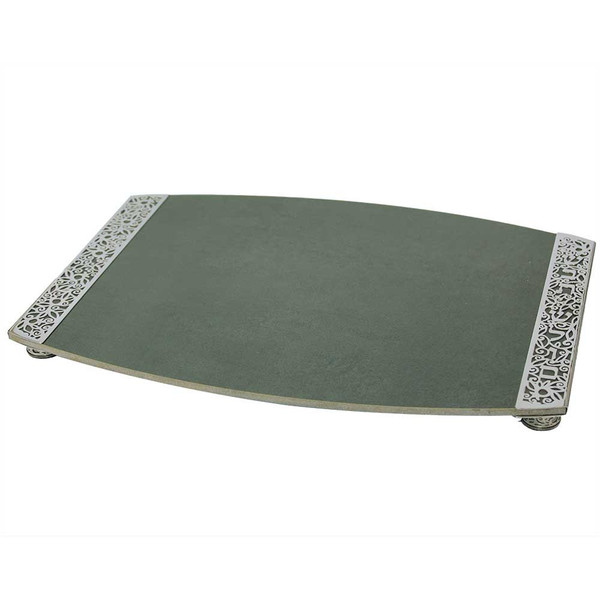 Porcelain Challah Board With Lace Sides