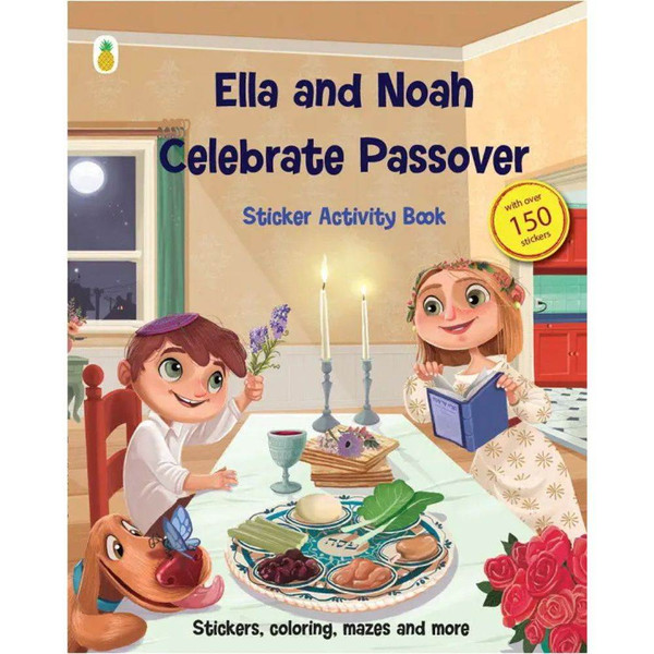 Passover Haggadah Companion Sticker Book - 200 Stickers & Activities For Seder Fun