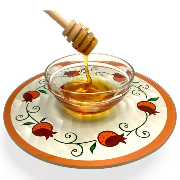 Pomegranate Apple And Honey Plate