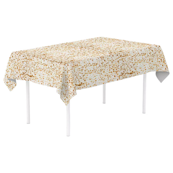 Reusable Fabric Matzah Pattern Tablecloth