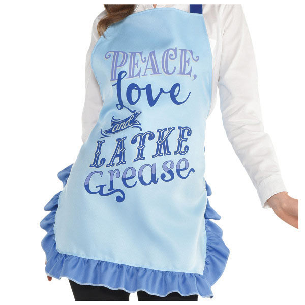 Peace Love Latke Grease Hanukkah Apron