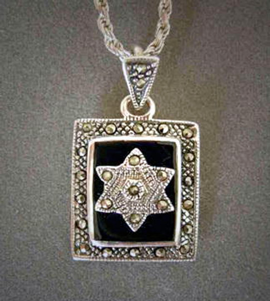 Onyx Shield Star Of David