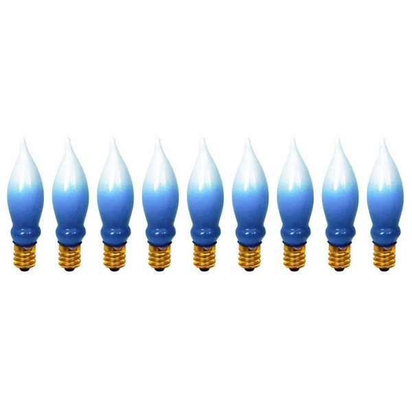 Blue And White Electric Menorah Bulbs|Hanukkah Gifts