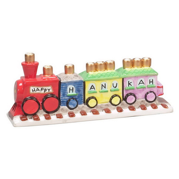 Menorah Judaica - Hanukah Train Menorah