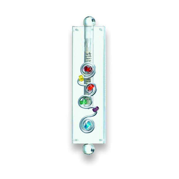 Lucite Rectangular Mezuzah