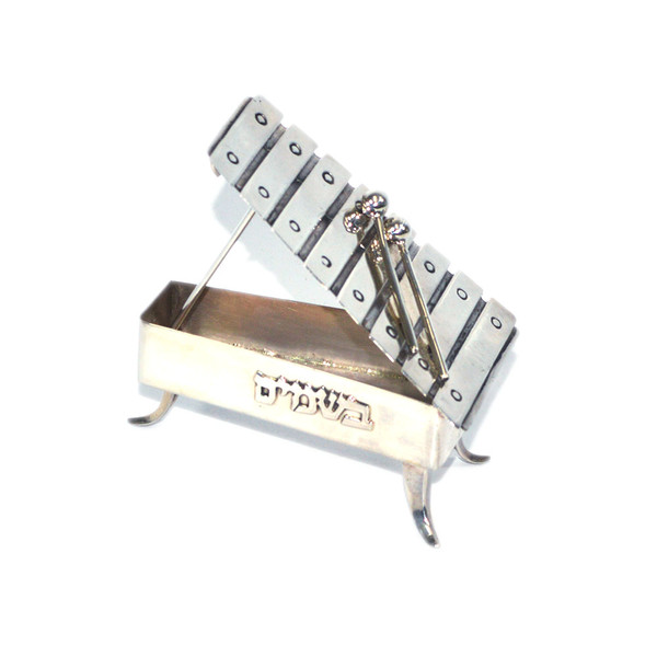 Jewish Gifts - Sterling Silver Xylophone Spice Box