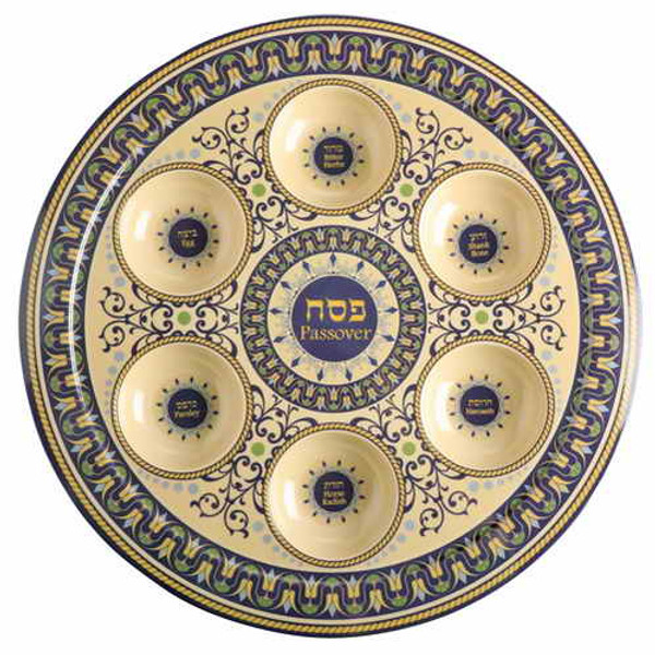 Passover Gifts - Bamboo Fiber Seder Plate