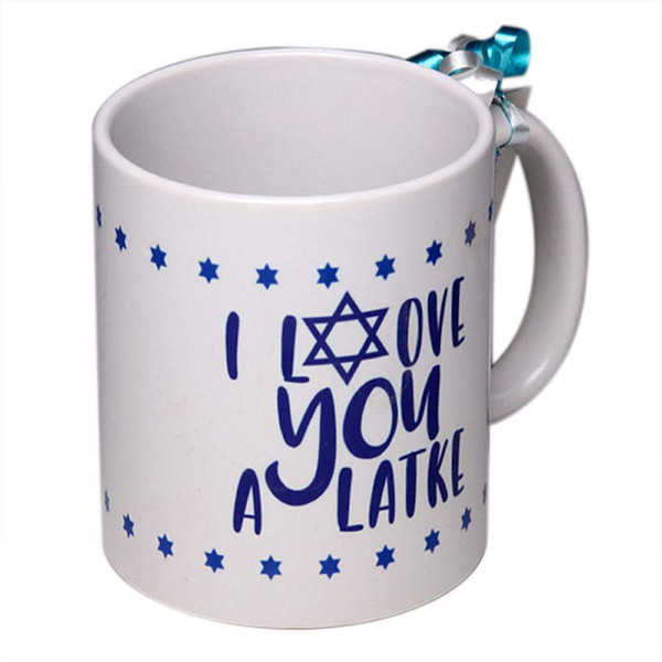 I Love You A Latke Mug - Made In The USA