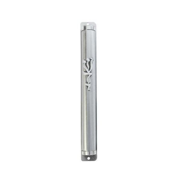 Silver Tone Mezuzah