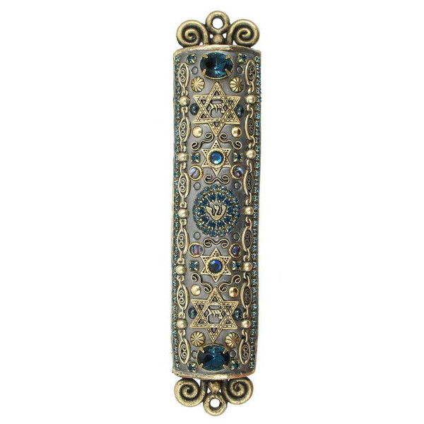 Gaudy Decorative Michal Golan Mezuzah