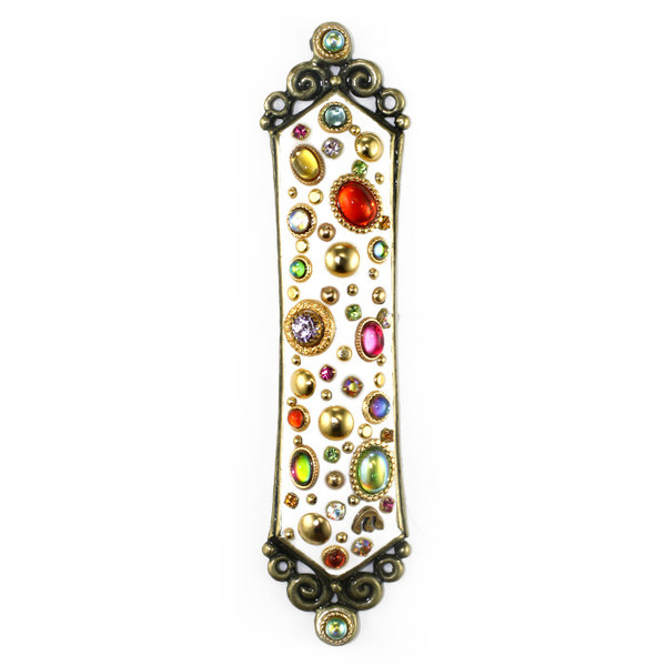 Colorful Beading Mezuzah