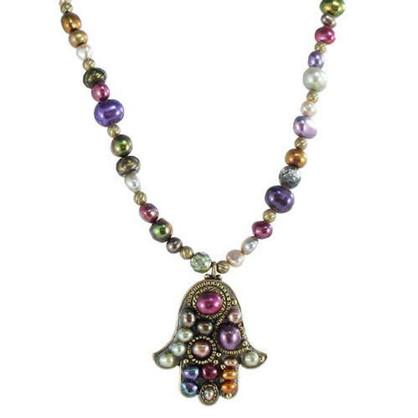Colorful Pearl Necklace