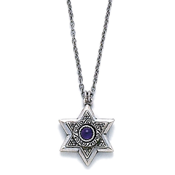 Star Of David With Evil Eye Center