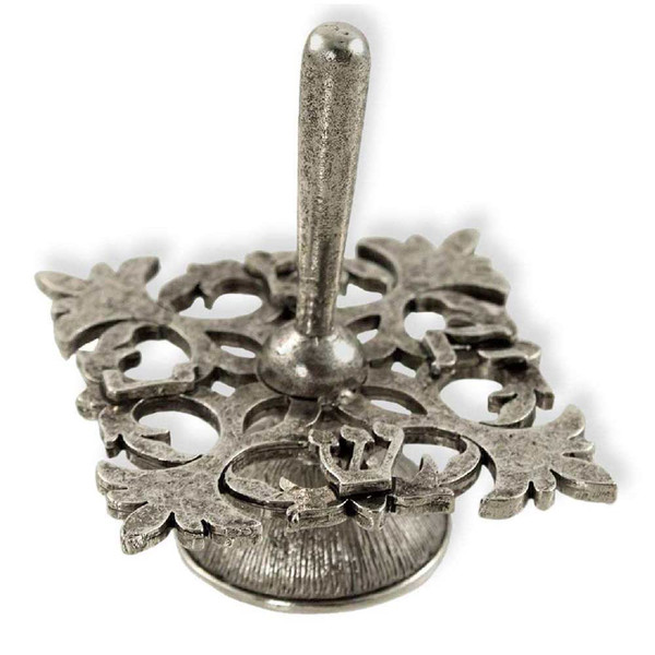 Hanukkah Gifts-Judaica-Byzantine Hanukkah Collector Dreidel Silver Pewter