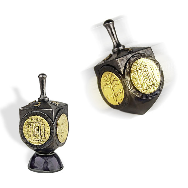 Hanukkah Gifts-Ancient Coin Collector Dreidel