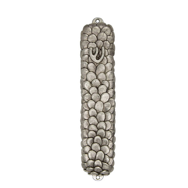 Jewish Gifts|Mezuzahs|Pebble Inspired Pewter Mezuzah