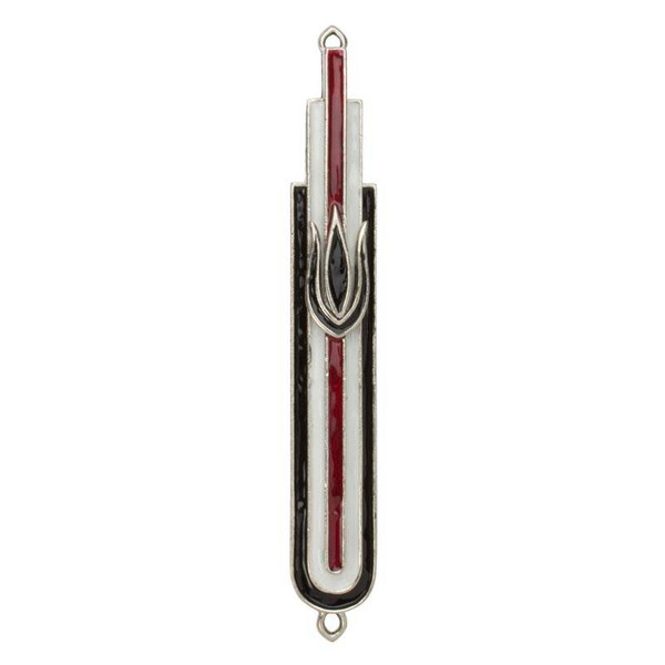 Modern Metal Enamel Mezuzah