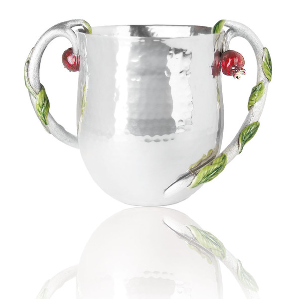 Shabbat Gifts-Stainless Pomegranate Hand Washing Cup