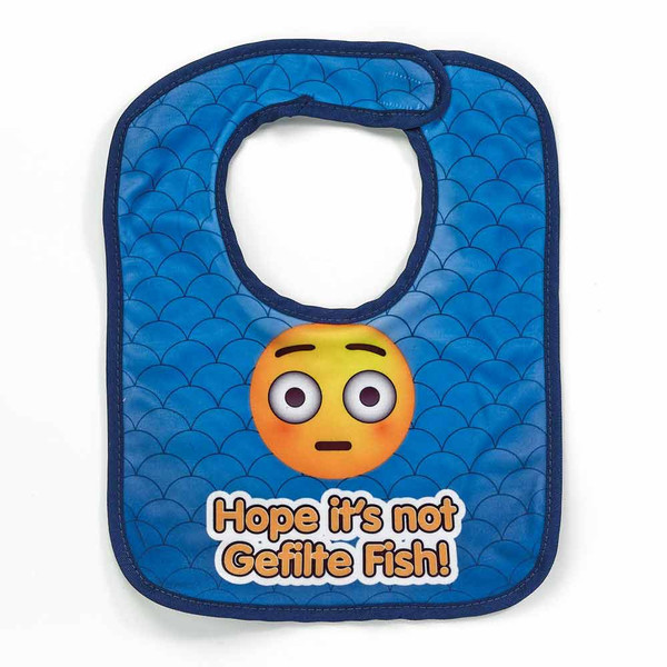 Jewish Baby Gifts | Gefilte Fish Emoji Bib