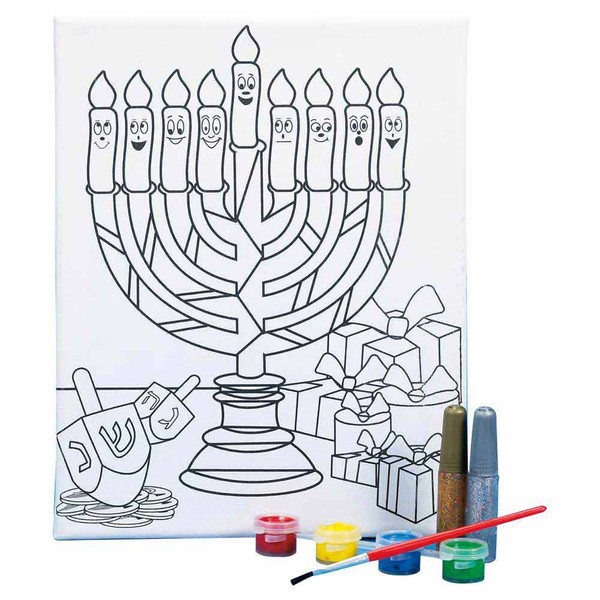 Hanukkah Canvas Art Kit