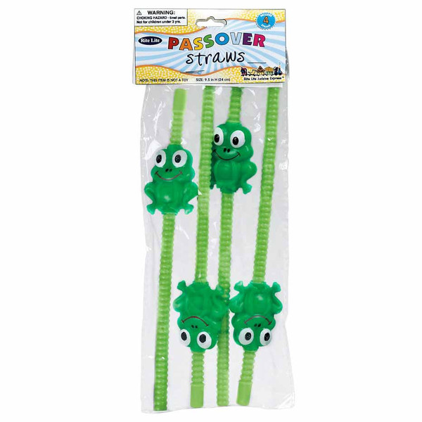 Frog Shaped Passover Straws