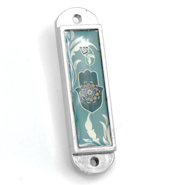 Travelers Prayer Hamsa Car Mezuzah