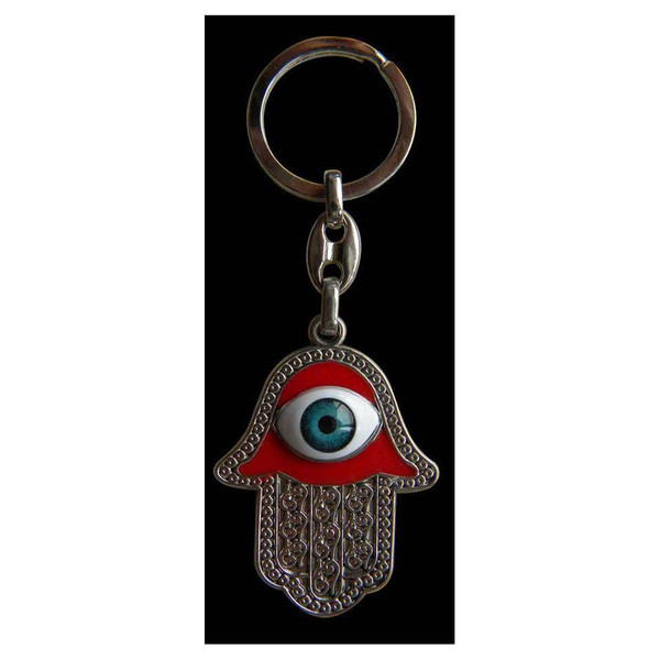 Red Evil Eye Hamsa Key Chain