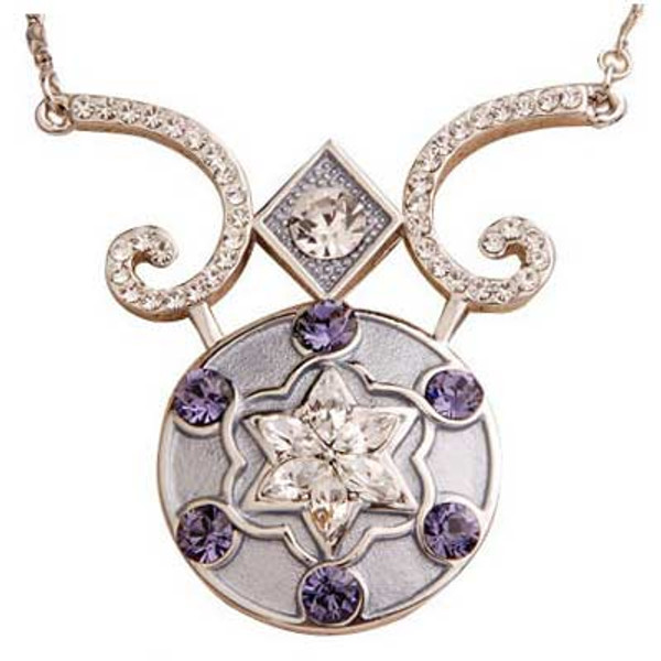 Glittering Jewish Star Necklace