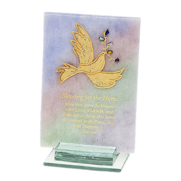 Dove Home Blessing Free Standing Plaque