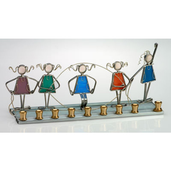 Menorah Judaica - Jump Roper Menorah