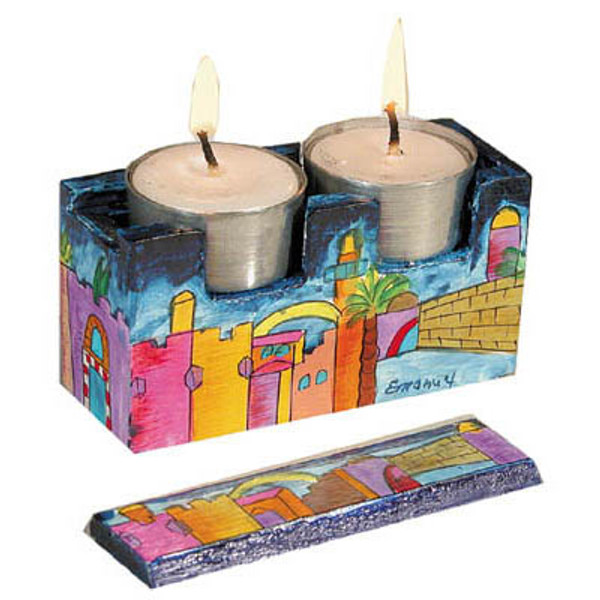 Jerusalem Travel Candlesticks