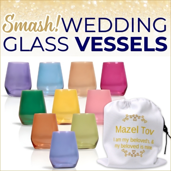 Jewish Wedding Glass Vessels