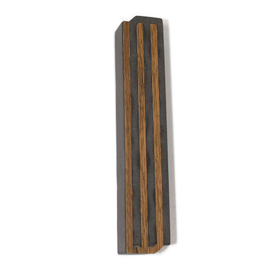 Cement Wood Shin Israel Museum Mezuzah Case