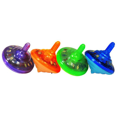 4-Pack Hanukkah Musical Light-Up Dreidel Spinning Tops Set Plays 2 Classic Hanukkah Songs Assorted Colors 4-Pack Hanukkah Musical Light-Up Dreidel Spinning Tops Set Plays 2 Classic Hanukkah Songs Assorted Colors